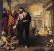 Jesus, those who treat paralysis Bartolome Esteban Murillo